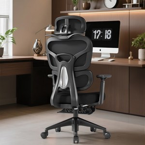 Arcbliss 사무용 풀메쉬 컴퓨터 의자 멀티팔걸이, S80 Pro 블랙