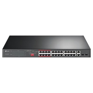 티피링크 24포트 PoE+ 10 / 100 Mbps 2포트 기가비트 비관리형 스위칭허브