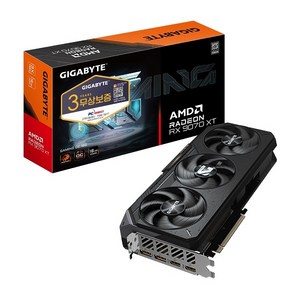 [GIGABYTE] 라데온 RX 9070 XT GAMING OC D6 16GB 피씨디렉트