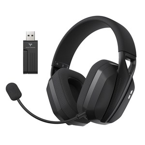벤트론스 무선 게이밍 헤드셋 2.4G C타입 7.1가상채널 PC PS 게임 블루투스