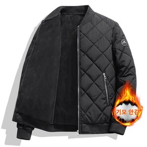 ANYOU 겨울 남자패딩 누빔 숏패딩 경량패딩 기모 안감 점퍼 아우터