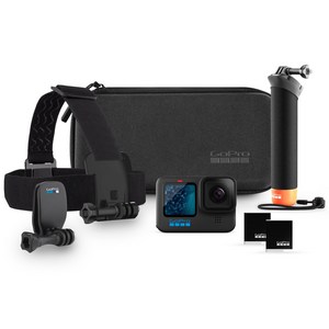 GoPro GoPro HERO11 Black Enduro x 2 & CHDRB-111-FW (고 프로) 액세서리 세트 핸들러 헤드, 1개
