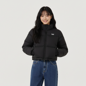 [당일출고/매장정품] Lee 리 우먼 릿지 크롭 다운 (3color) + 쇼핑백