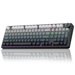 AULA F99/Pro유선/무선 독립 키보드 LEOBOG 일반형 기계식 키보드, F99Pro 그러데이션 블랙, RGB wireless