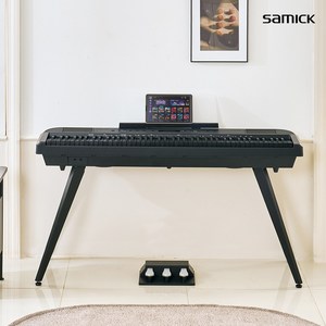 삼익 전자 디지털피아노 SP-X88 스타일리쉬 해머건반, 올블랙, 1개