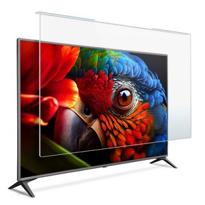 고부기 TV 거치형 블루라이트 차단 필름 시력 보호 필터 파손 방지 화면 보호기(43인치~86인치), 1개, 86인치(1934x1144mm)