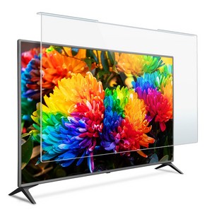 고부기 TV 거치형 블루라이트 차단 필름 시력 보호 필터 파손 방지 화면 보호기(43인치~86인치), 1개, 77인치(1723x995mm)