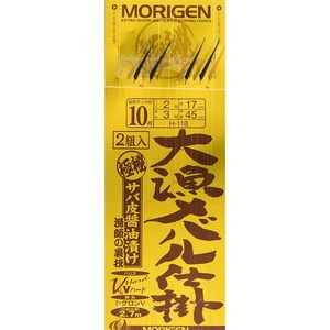 모리겐 볼락 열기 카드채비 대어 메발 장치 10호 2조입 H-118