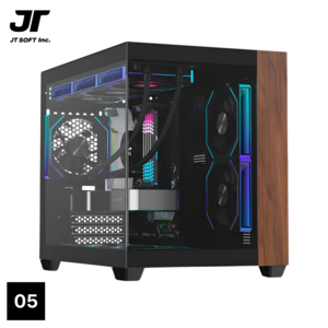 제이티 우드감성PC l WOODISM (무선), WIN11 Home, 1TB, 32GB, 지포스 RTX 5060 Ti, [AMD] 라이젠5  9600X