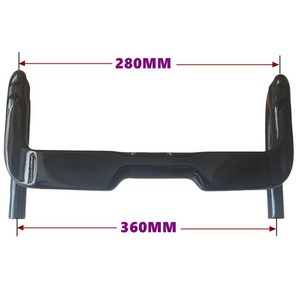 BIKEDOC HB27 에어로 번치바 스프린트 트랙 핸들바 320mm 카본 유광 바 프론트 브레이크 핸들