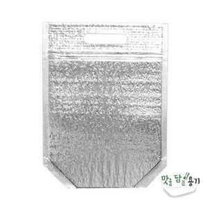 손잡이 스탠드형 보냉팩 25 x 34 x 12 - 100개, 100개, 단일 색상