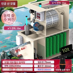 양식장 회전 드럼, 1개, 기본 색상