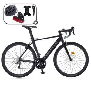 2026 삼천리 700C 아팔란치아 R16 알루미늄 에어로 입문용 로드바이크, 1개, 167cm, 블랙(무광/470,M)