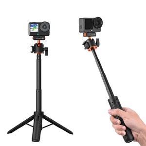 Flymile 마그네틱 퀵릴리스 삼각대 - DJI 오스모 액션6 나노 호환 액션캠 확장봉 접이식 거치대, 1개, Tripod