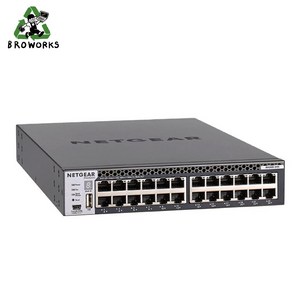 넷기어 XSM4324CS [Full L3 / 10Gbps 24Port UTP or 10Gbps 4Port SFP / Desk or Rack Type]