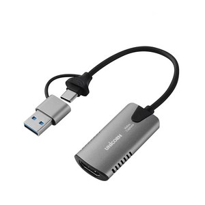 USB3.0 A타입 to C타입 4K HDMI 캡쳐보드 영상편집 방송 실시간 스트리밍 노트북 PC 캡쳐카드, 단일상품