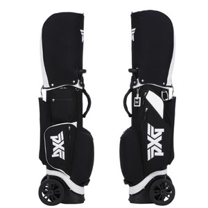 카네정품 PXG 우먼스 휠 캐디백, 블랙(BLACK)