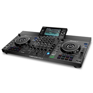 데논 DJ SC 라이브 4 독립형 컨트롤러(4-Decks, Wi-Fi 스트리밍, 내장 스피커, 세라토 및 가상 호환)