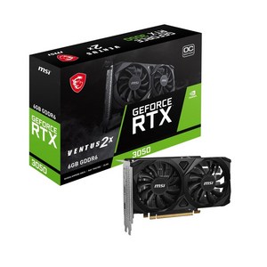 MSI GeForce RTX 3050 VENTUS 2X E 6G OC 그래픽 카드 VD8926