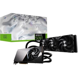 MSI 게이밍 RTX 5090 32G SUPRIM 리퀴드 SOC 그래픽 카드(32GB DR7 512비트 익스트림 성능 2580MHz 디스플레이포트 x3 2 1a HDM