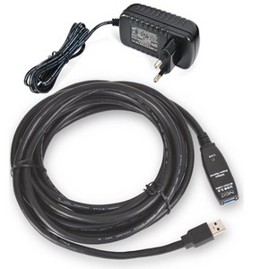NEXT USB05U3PW USB3.0 5M 거리연장 리피터 전원어댑터 제공 최대 5Gbps 전송속도지원 전원동작LED USB리피터, 1개